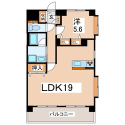 ダイアパレス水前寺スポーツパークの物件間取画像